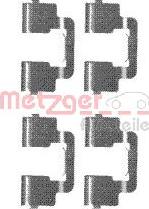 Metzger 109-1733 - Set accesorii, placute frana aaoparts.ro