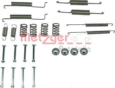 Metzger 105-0569 - Set accesorii, sabot de frana aaoparts.ro