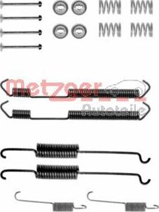Metzger 105-0691 - Set accesorii, sabot de frana aaoparts.ro