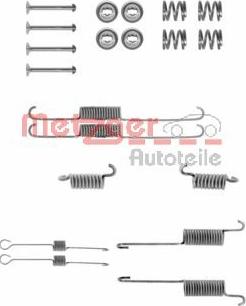 Metzger 105-0615 - Set accesorii, sabot de frana aaoparts.ro