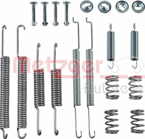Metzger 105-0681 - Set accesorii, sabot de frana aaoparts.ro