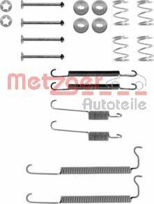 Metzger 105-0629 - Set accesorii, sabot de frana aaoparts.ro