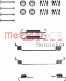 Metzger 105-0672 - Set accesorii, sabot de frana aaoparts.ro