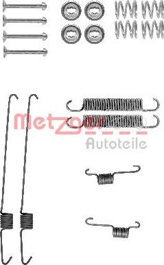 Metzger 105-0001 - Set accesorii, sabot de frana aaoparts.ro