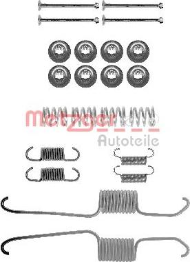 Metzger 105-0003 - Set accesorii, sabot de frana aaoparts.ro