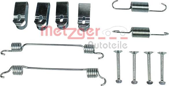 Metzger 105-0019 - Set accesorii, saboti frana parcare aaoparts.ro