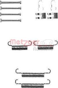 Metzger 105-0839 - Set accesorii, saboti frana parcare aaoparts.ro