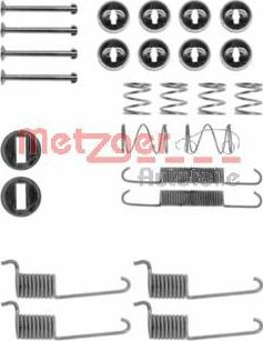 Metzger 105-0714 - Set accesorii, sabot de frana aaoparts.ro