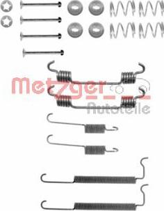 Metzger 105-0710 - Set accesorii, sabot de frana aaoparts.ro