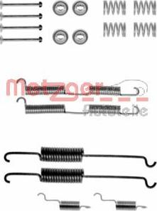 Metzger 105-0727 - Set accesorii, sabot de frana aaoparts.ro