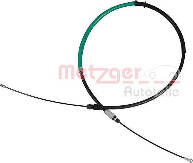 Metzger 10.6857 - Cablu, frana de parcare aaoparts.ro