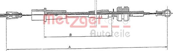 Metzger 11.1242 - Cablu acceleratie aaoparts.ro