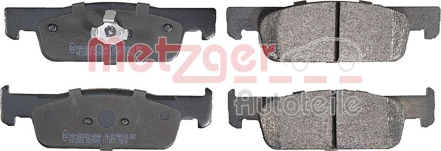 Metzger 1170977 - Set placute frana,frana disc aaoparts.ro