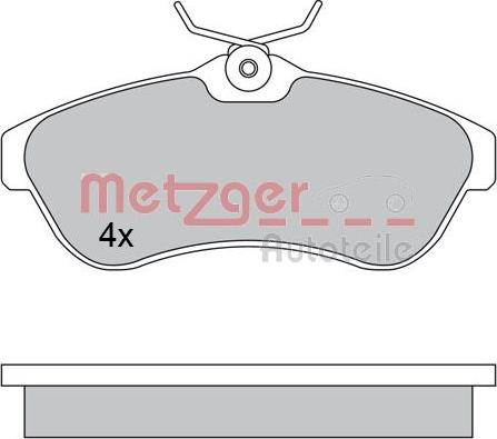 Metzger 1170438 - Set placute frana,frana disc aaoparts.ro