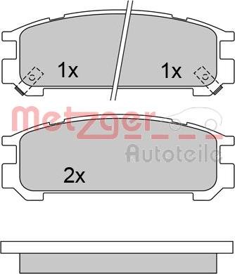 Metzger 1170429 - Set placute frana,frana disc aaoparts.ro