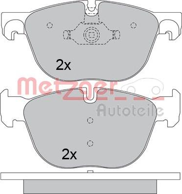 Metzger 1170562 - Set placute frana,frana disc aaoparts.ro