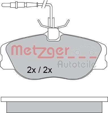Metzger 1170386 - Set placute frana,frana disc aaoparts.ro