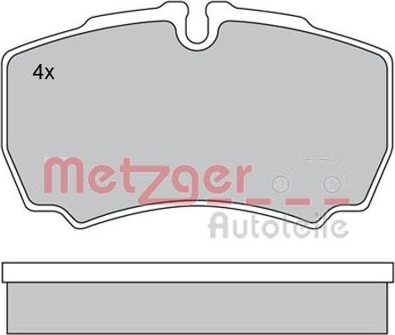 Metzger 1170226 - Set placute frana,frana disc aaoparts.ro