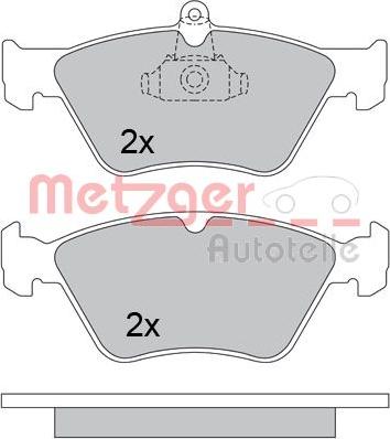 Metzger 1170279 - Set placute frana,frana disc aaoparts.ro