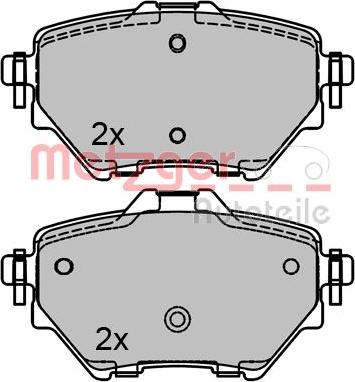 Metzger 1170798 - Set placute frana,frana disc aaoparts.ro
