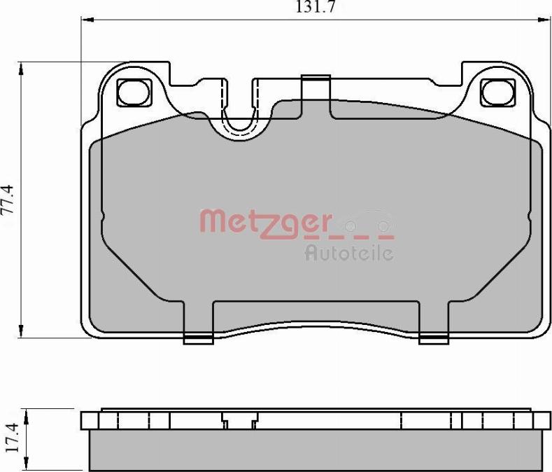Metzger 1170789 - Set placute frana,frana disc aaoparts.ro