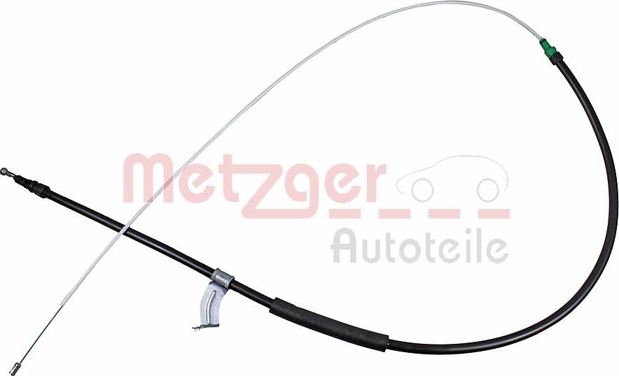 Metzger 17.9001 - Cablu, frana de parcare aaoparts.ro