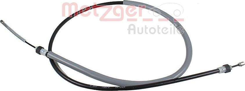 Metzger 17.9017 - Cablu, frana de parcare aaoparts.ro