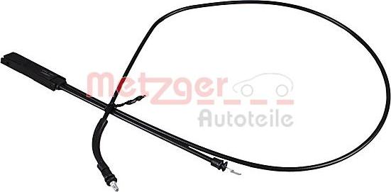 Metzger 3160041 - Cablu, capota motor aaoparts.ro