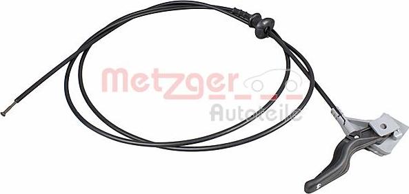 Metzger 3160043 - Cablu, capota motor aaoparts.ro