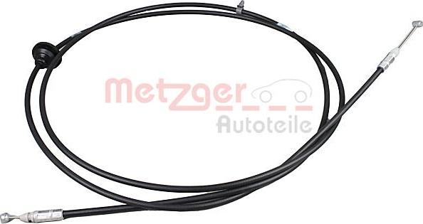 Metzger 3160004 - Cablu, capota motor aaoparts.ro
