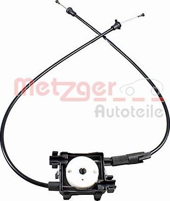 Metzger 3160036 - Cablu, capota motor aaoparts.ro