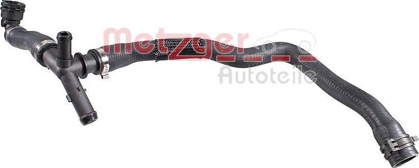 Metzger 2421495 - Furtun radiator aaoparts.ro