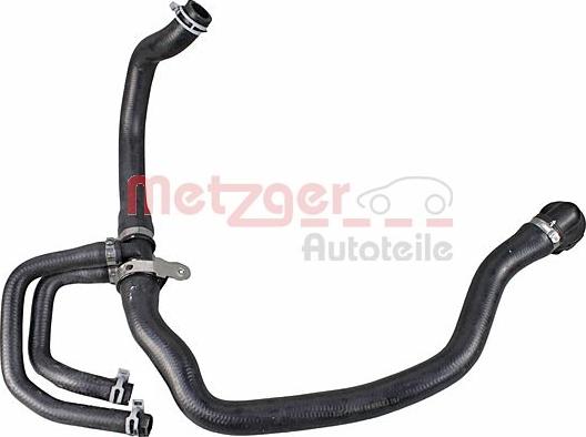 Metzger 2421257 - Furtun radiator aaoparts.ro