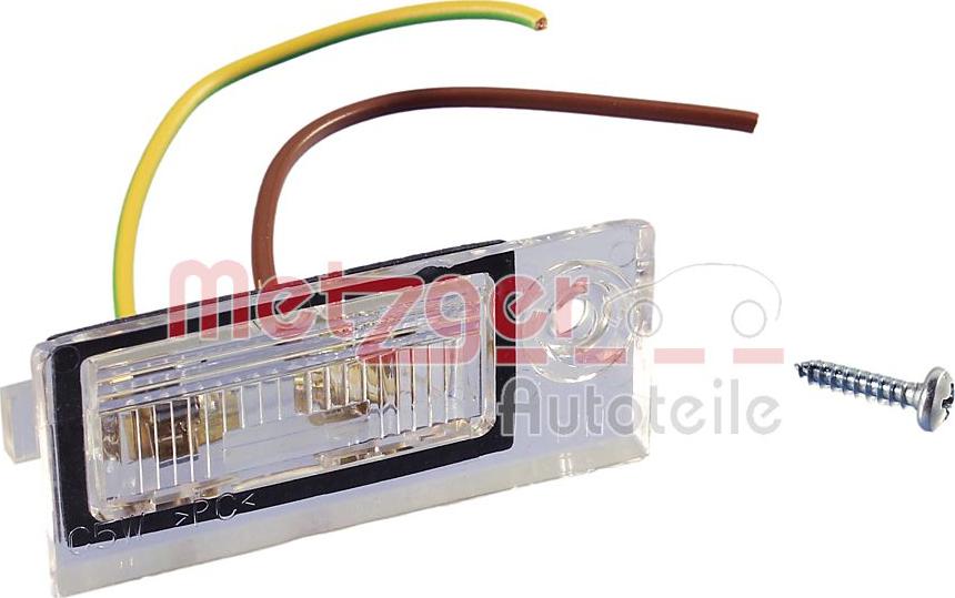 Metzger 2080003 - Iluminare numar de circulatie aaoparts.ro
