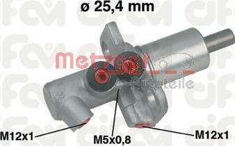 Metzger 202-458 - Pompa centrala, frana aaoparts.ro