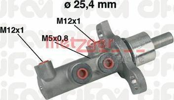 Metzger 202-439 - Pompa centrala, frana aaoparts.ro