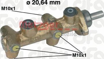 Metzger 202-040 - Pompa centrala, frana aaoparts.ro