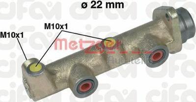 Metzger 202-134 - Pompa centrala, frana aaoparts.ro