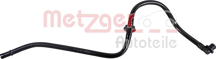 Metzger 2180047 - Furtun vacuum, servofrana aaoparts.ro