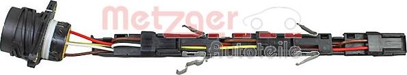 Metzger 2324070 - Conducta legatura, injector aaoparts.ro