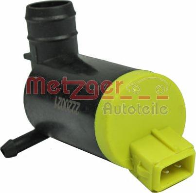Metzger 2220021 - Pompa de apa,spalare parbriz aaoparts.ro