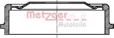 Metzger BT 1066 - Tambur frana aaoparts.ro