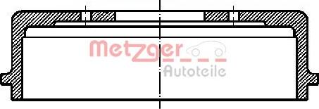 Metzger BT 233 - Tambur frana aaoparts.ro