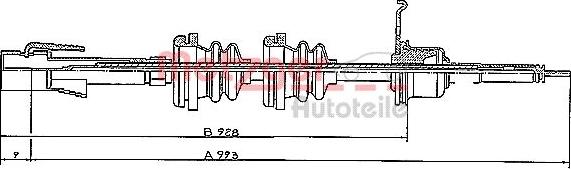 Metzger S 31024 - Arbore tahometru aaoparts.ro