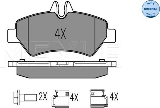 Meyle 025 291 9019 - Set placute frana,frana disc aaoparts.ro