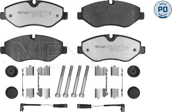 Meyle 025 291 9220/PD - Set placute frana,frana disc aaoparts.ro