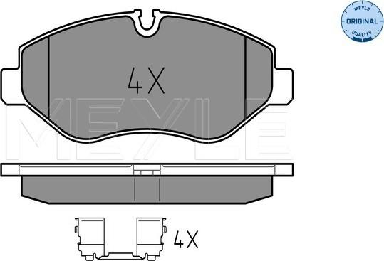 Meyle 025 291 9220 - Set placute frana,frana disc aaoparts.ro