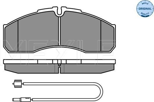 Meyle 025 291 6020/W - Set placute frana,frana disc aaoparts.ro