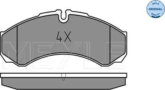 Meyle 025 291 2120 - Set placute frana,frana disc aaoparts.ro