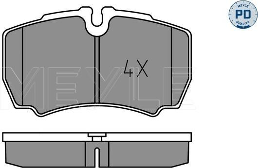 Meyle 025 291 2320/PD - Set placute frana,frana disc aaoparts.ro